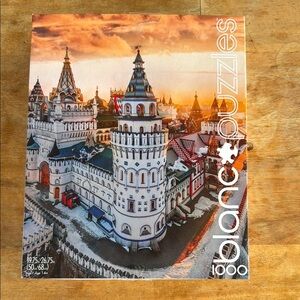 Buffalo David Bitton White and Blue Puzzle 1000 Piece